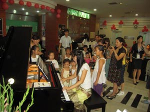 北京盛世雅歌琴行望京分店舉辦雅馬哈鋼琴展示活動 