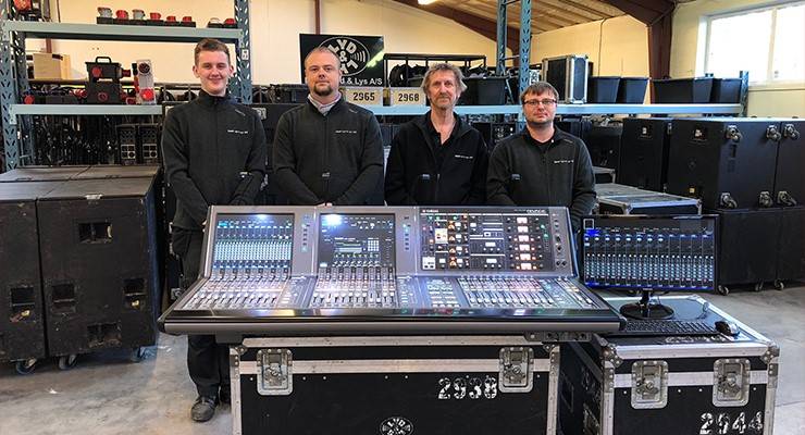 三對四：3 家丹麥公司購置 4 臺雅馬哈 RIVAGE PM7 數字混音系統