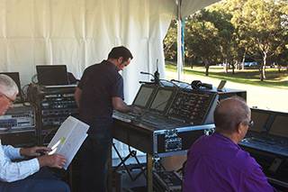 澳大利亞 Parramatta 公園音樂會——悉尼交響樂團與 Coda音響服務公司實現Rivage PM10系統的首秀