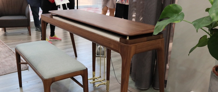 攜手Mexarts漾美家居，概念款雅馬哈亮相上海家具展