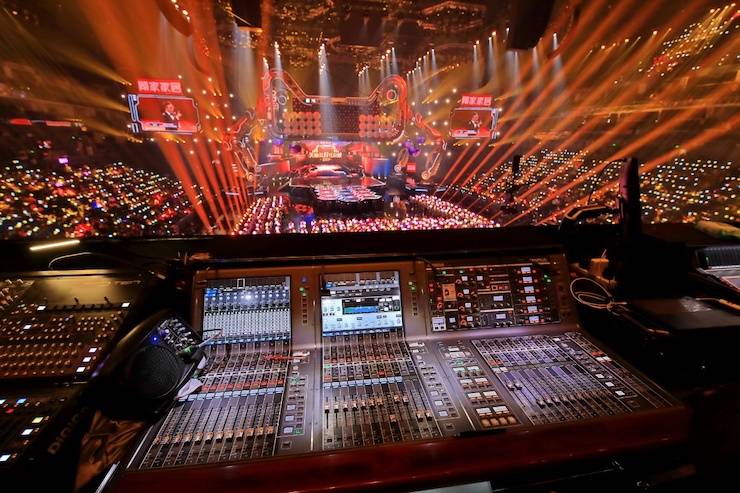 2019天貓雙11狂歡之夜的RIVAGE PM10數字混音系統