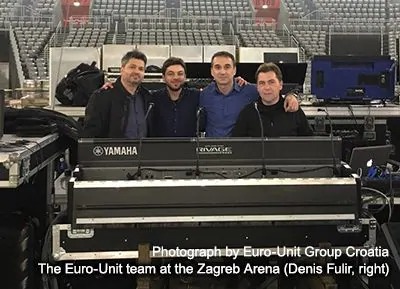 雅馬哈RIVAGE PM10為克羅地亞年度演出混音