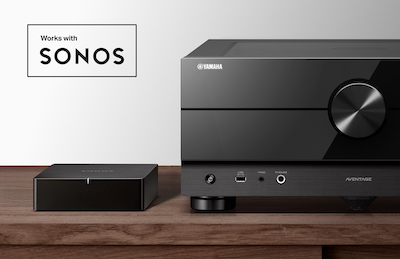 部分雅馬哈AVENTAGE系列功放通過Works with Sonos認證